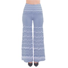 Boho Faded Blue Stripes So Vintage Palazzo Pants by SpinnyChairDesigns