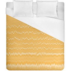 Boho Saffron Yellow Stripes Duvet Cover (california King Size) by SpinnyChairDesigns