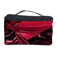 Candy Apple Crimson Red Cosmetic Storage by SpinnyChairDesigns