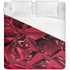 Candy Apple Crimson Red Duvet Cover (king Size)