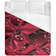 Candy Apple Crimson Red Duvet Cover (california King Size) by SpinnyChairDesigns