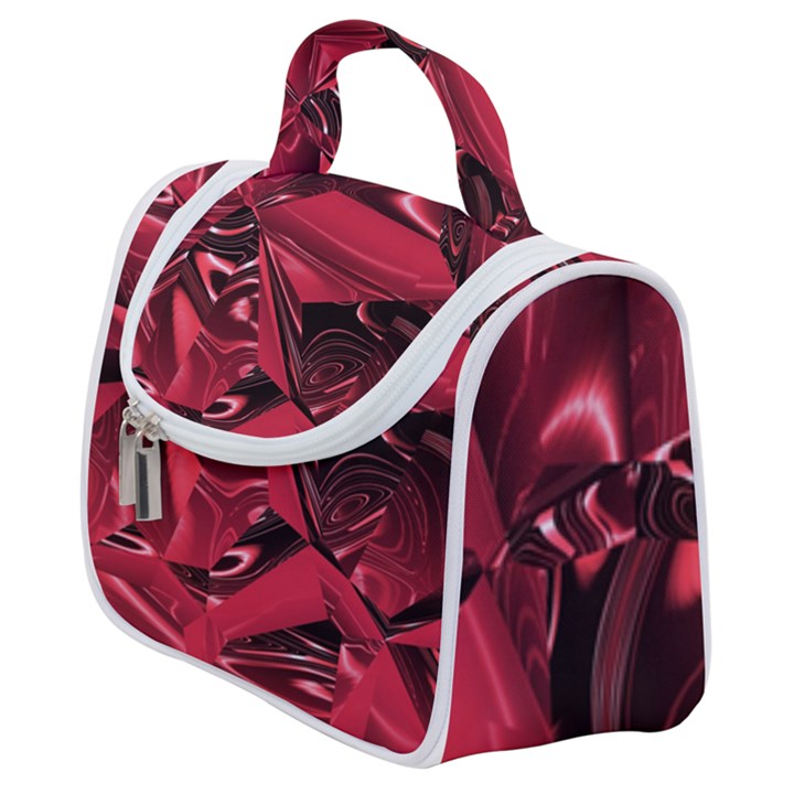 Candy Apple Crimson Red Satchel Handbag