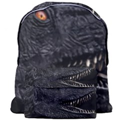 Trex Dinosaur Head Dark Poster Giant Full Print Backpack by dflcprintsclothing