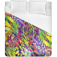 Colorful Jungle Pattern Duvet Cover (california King Size) by SpinnyChairDesigns