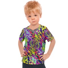 Colorful Jungle Pattern Kids  Sports Tee