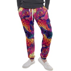 Colorful Boho Abstract Art Men s Jogger Sweatpants by SpinnyChairDesigns