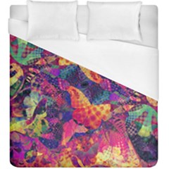 Colorful Boho Abstract Art Duvet Cover (king Size) by SpinnyChairDesigns