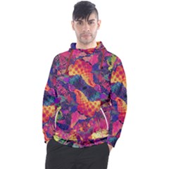 Colorful Boho Abstract Art Men s Pullover Hoodie by SpinnyChairDesigns