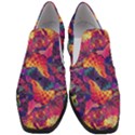 Colorful Boho Abstract Art Women Slip On Heel Loafers View1