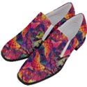 Colorful Boho Abstract Art Women Slip On Heel Loafers View2