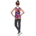 Colorful Boho Abstract Art Kids  Sleeveless Hoodie View2