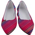 Boho Pink Blue Stripes Women s Block Heels  View1