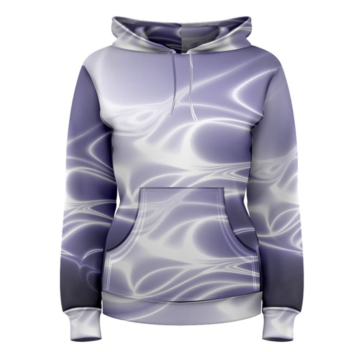 Violet Glowing Swirls Women s Pullover Hoodie