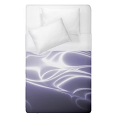 Violet Glowing Swirls Duvet Cover (single Size) by SpinnyChairDesigns