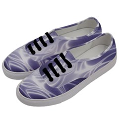 Violet Glowing Swirls Men s Classic Low Top Sneakers by SpinnyChairDesigns