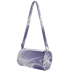 Violet Glowing Swirls Mini Cylinder Bag