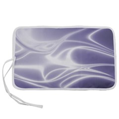 Violet Glowing Swirls Pen Storage Case (m) by SpinnyChairDesigns