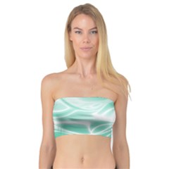 Biscay Green Glow Bandeau Top by SpinnyChairDesigns