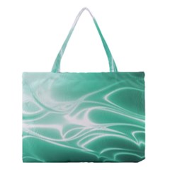 Biscay Green Glow Medium Tote Bag by SpinnyChairDesigns