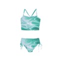 Biscay Green Glow Girls  Tankini Swimsuit View1