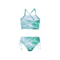 Biscay Green Glow Girls  Tankini Swimsuit View2