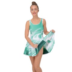 Biscay Green Glow Inside Out Casual Dress by SpinnyChairDesigns