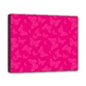 Magenta Pink Butterflies Pattern Canvas 10  x 8  (Stretched) View1