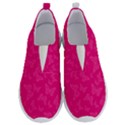 Magenta Pink Butterflies Pattern No Lace Lightweight Shoes View1