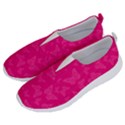 Magenta Pink Butterflies Pattern No Lace Lightweight Shoes View2