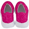 Magenta Pink Butterflies Pattern No Lace Lightweight Shoes View4