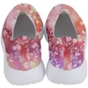 Boho Pastel Pink Floral Print No Lace Lightweight Shoes View4