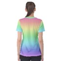 Pastel Rainbow Ombre Women s Sport Mesh Tee View2