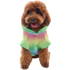 Pastel Rainbow Ombre Dog Coat by SpinnyChairDesigns