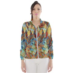 Boho Colorful Mosaic Women s Windbreaker by SpinnyChairDesigns