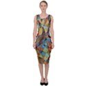 Boho Colorful Mosaic Sleeveless Pencil Dress View1