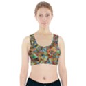 Boho Colorful Mosaic Sports Bra With Pocket View1