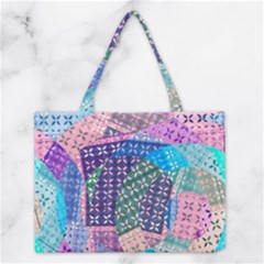 Boho Patchwork Medium Tote Bag by SpinnyChairDesigns