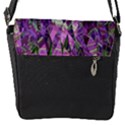 Boho Violet Mosaic Flap Closure Messenger Bag (S) View1