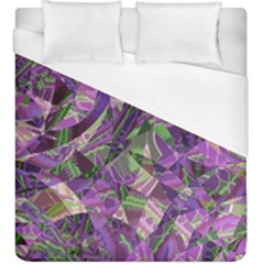 Boho Violet Mosaic Duvet Cover (king Size) by SpinnyChairDesigns