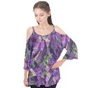 Boho Violet Mosaic Flutter Tees View1