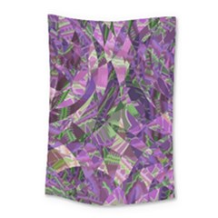 Boho Violet Mosaic Small Tapestry by SpinnyChairDesigns