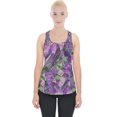 Boho Violet Mosaic Piece Up Tank Top