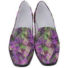 Boho Violet Mosaic Women s Classic Loafer Heels by SpinnyChairDesigns