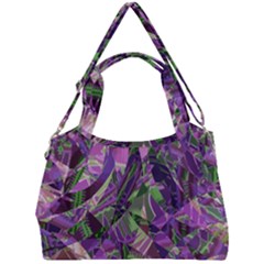 Boho Violet Mosaic Double Compartment Shoulder Bag by SpinnyChairDesigns