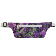 Boho Violet Mosaic Active Waist Bag by SpinnyChairDesigns