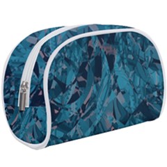 Boho Cerulean Blue Mosaic Makeup Case (large) by SpinnyChairDesigns