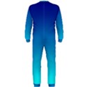 Aqua Blue and Indigo Ombre OnePiece Jumpsuit (Men)  View2