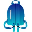 Aqua Blue and Indigo Ombre Mini Full Print Backpack View2