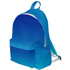 Aqua Blue And Indigo Ombre The Plain Backpack by SpinnyChairDesigns