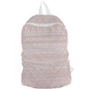 Boho Tan Lace Foldable Lightweight Backpack View1